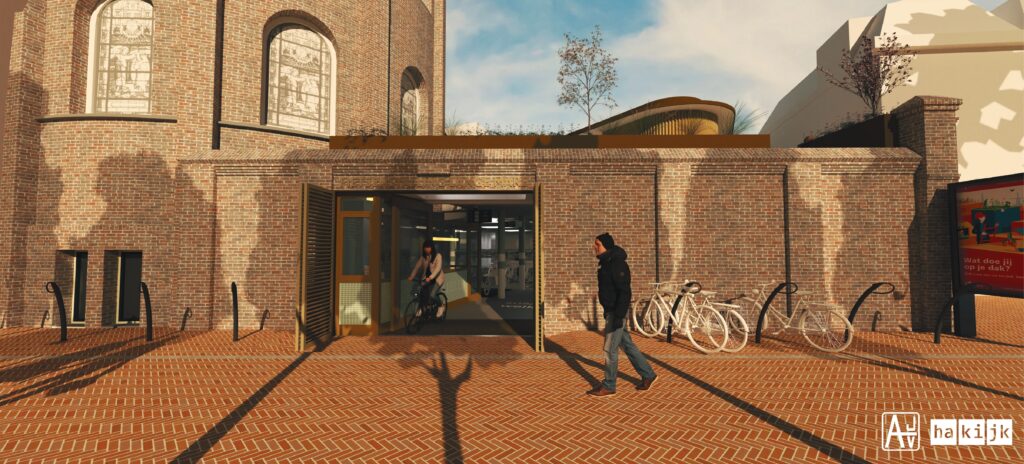 AJV HAKIJK fietsenstalling Lange Mare CAD